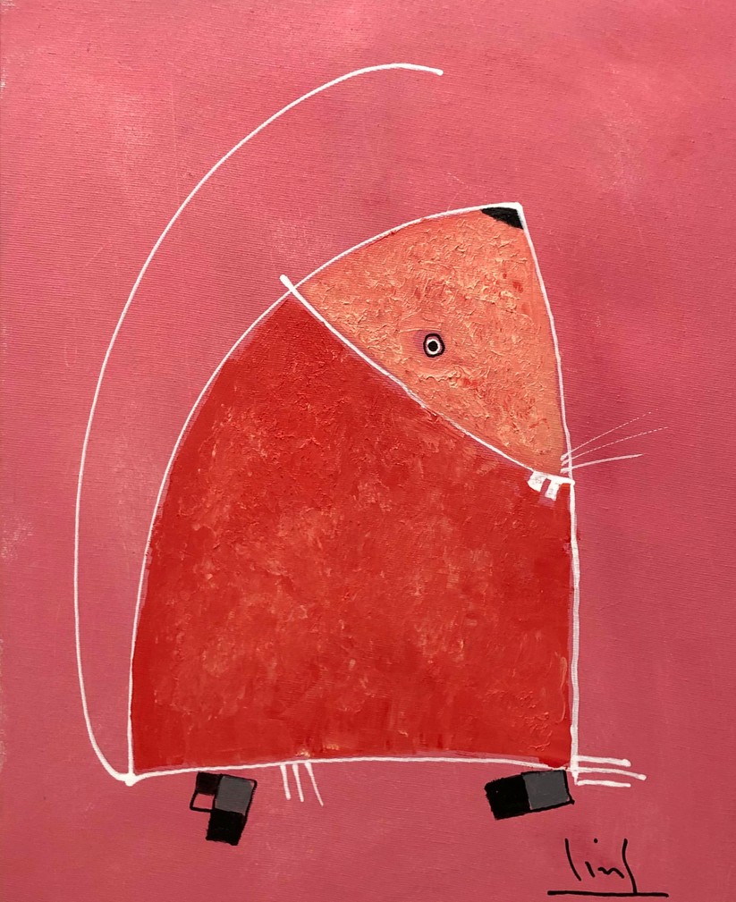 Tranh chuột Tết Canh Tý của họa sĩ Tào Linh 