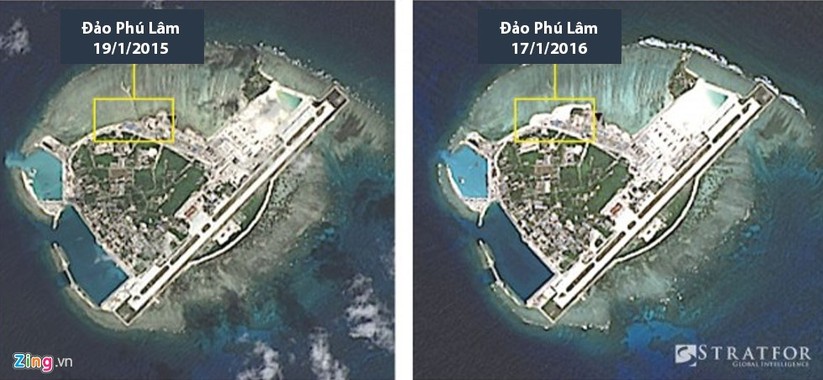 Cận cảnh HQ-9 và cơ sở quân sự phi pháp của TQ ở đảo Phú Lâm ảnh 1