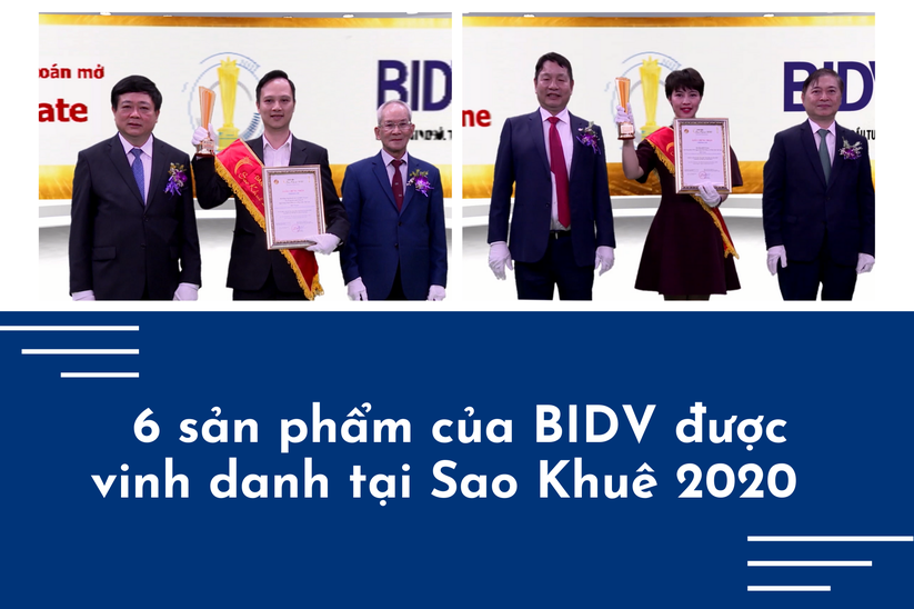 6 sản phẩm của BIDV được vinh danh tại Sao Khuê 2020 ảnh 1